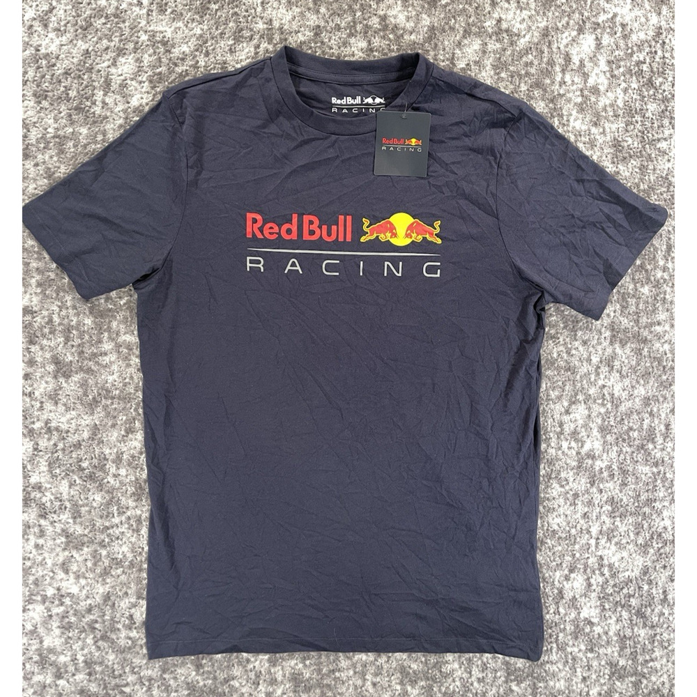 NWT Red Bull Racing Navy Blue T-Shirt Unisex, Size Large